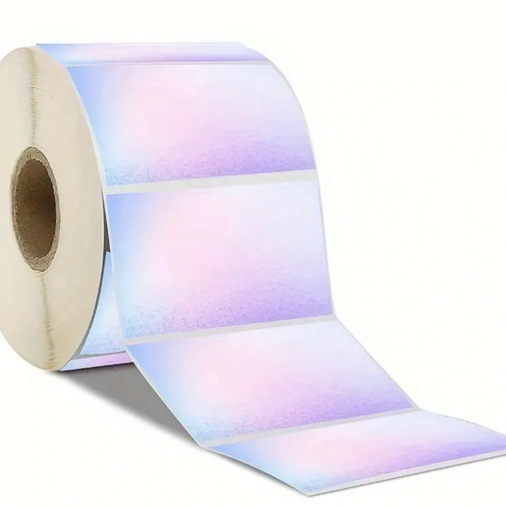 250pcs Gradient Purple Thermal Labels 1.25X2.25
